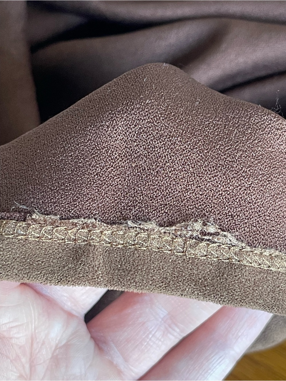 Jude Connally Kerry Faux Suede Dress Brown XS - Picture 14 of 14